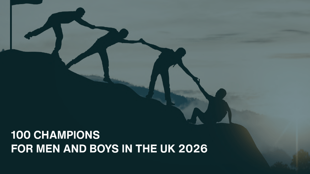 Listed in the 100 Champions for Men and Boys